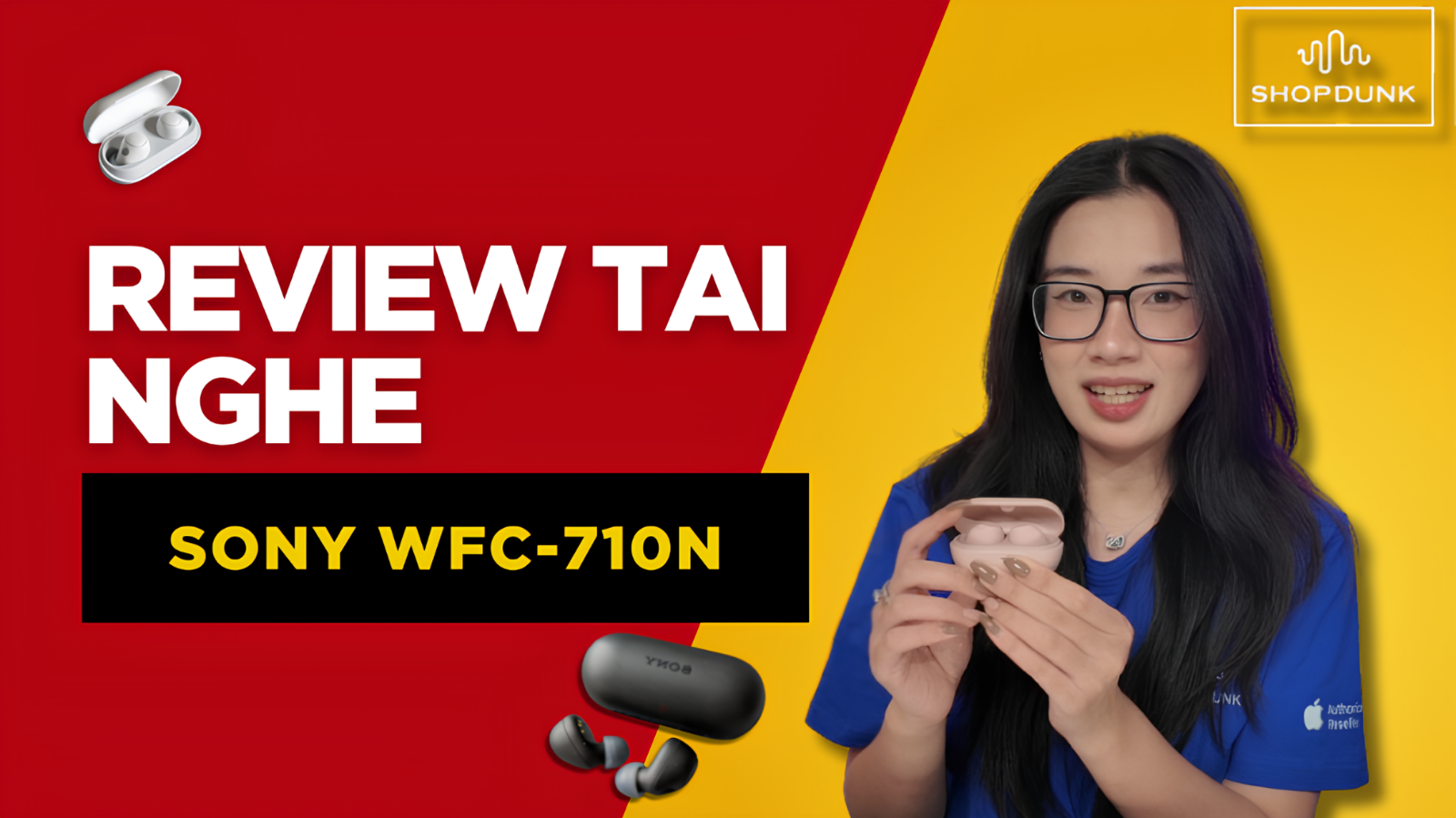 Hình ảnh cho danh mục Review Tai Nghe Sony WFC-710N Hơn 2 Triệu – Có Đáng Mua? 
